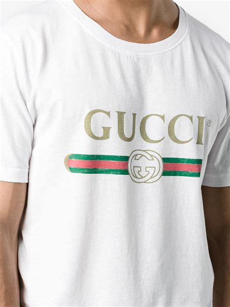 gucci logo tee replica|knockoff gucci t shirt.